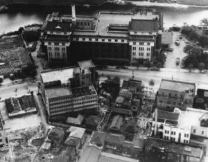 1945（昭和20）年当時の軍人会館とその周辺